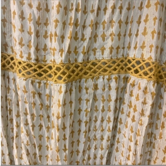 Free People Midnight Dance Print Maxi Dress In Grey Combo. NWT! Sz M - Picture 6 of 13